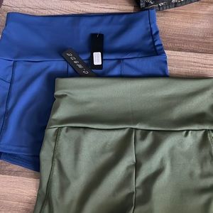 SET OF BIKER SHORTS